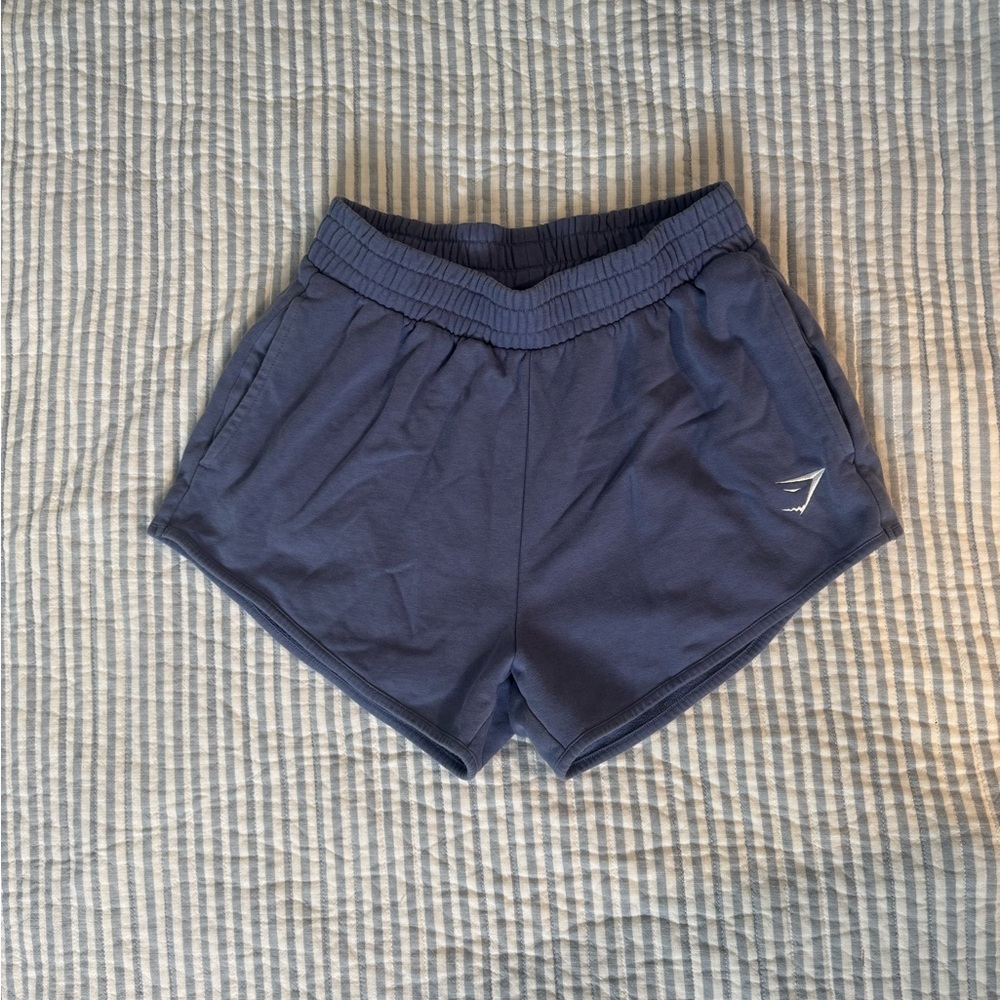 Gymshark Blue Athletic Shorts Lightweight Elastic Waist